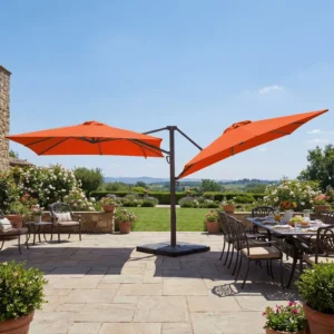 10 Ft. X 10 Ft. Double-Sided Cantilever Patio Umbrella
